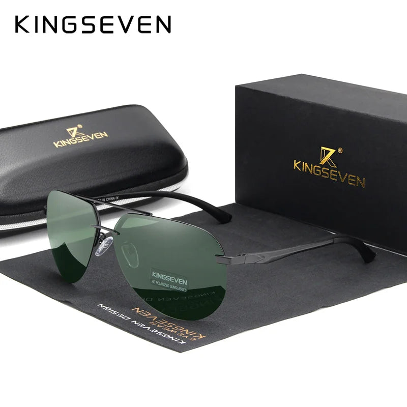 Trendy Techify's - Kingsevens Solglasögon Med Spegelglas