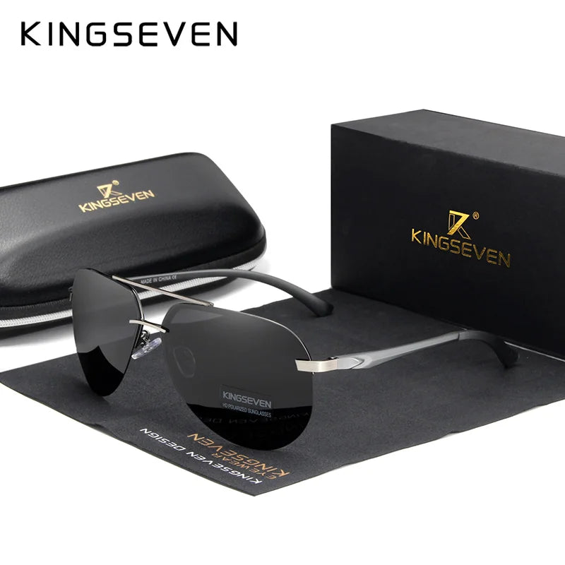 Trendy Techify's - Kingsevens Solglasögon Med Spegelglas