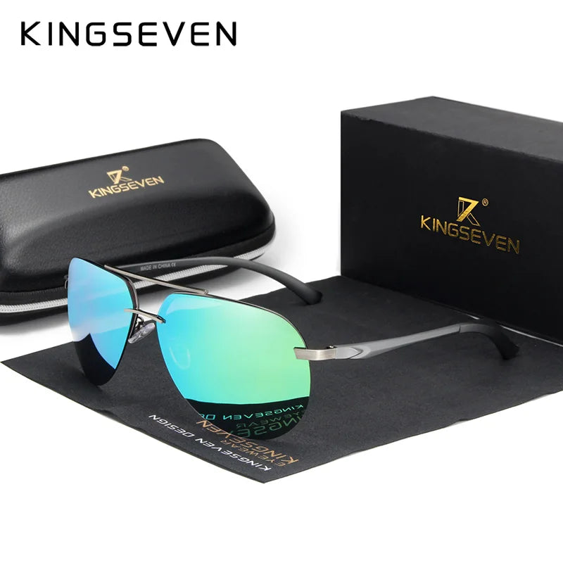Trendy Techify's - Kingsevens Solglasögon Med Spegelglas