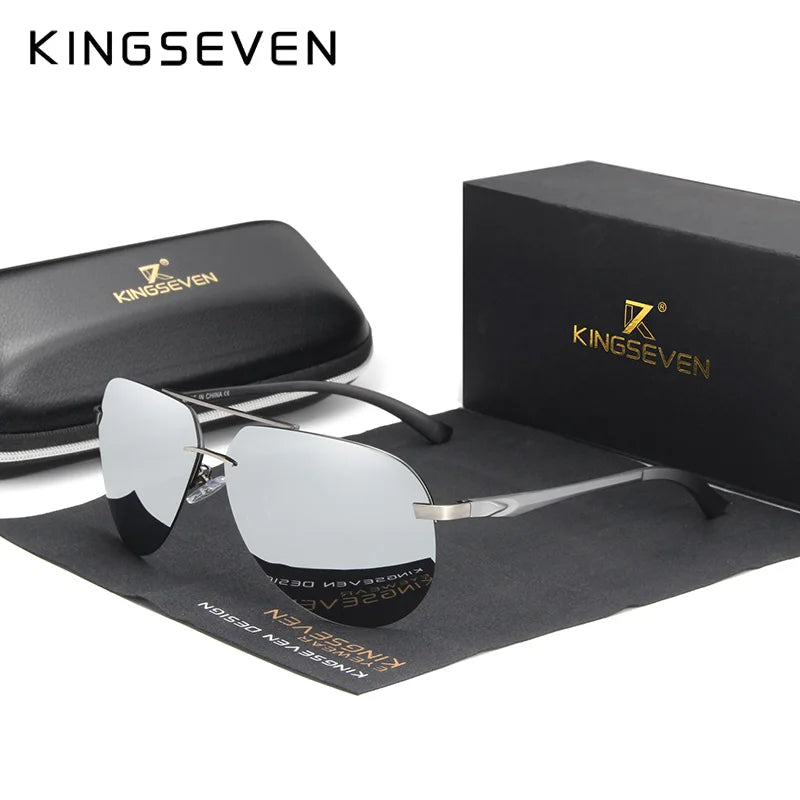 Trendy Techify's - Kingsevens Solglasögon Med Spegelglas