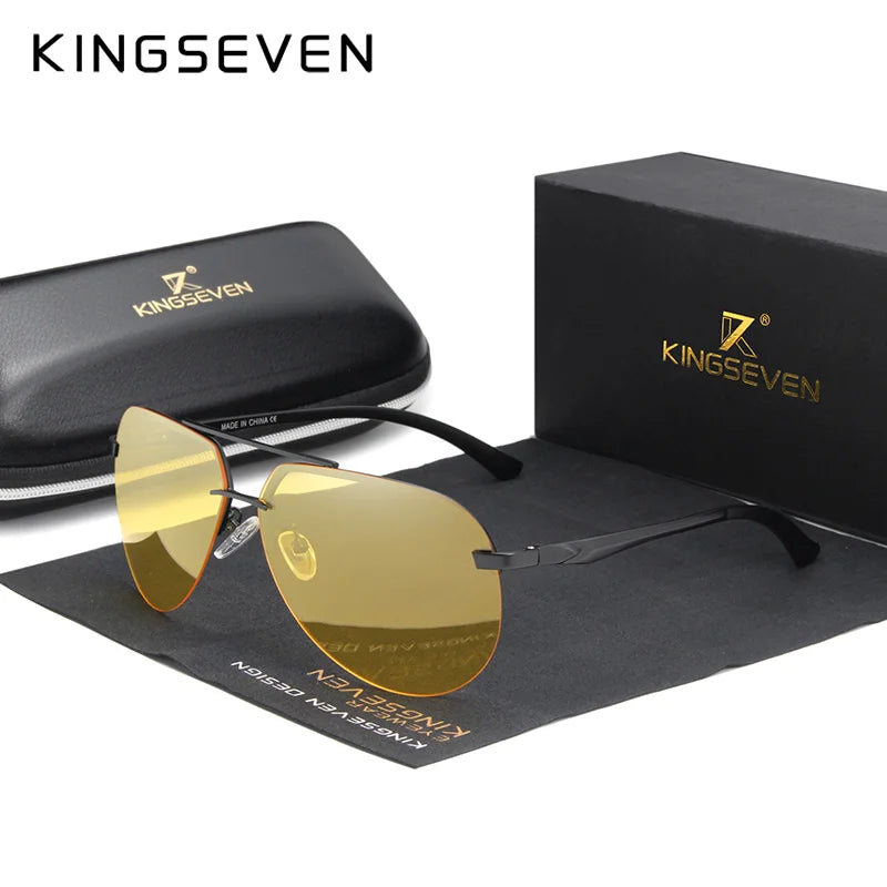 Trendy Techify's - Kingsevens Solglasögon Med Spegelglas